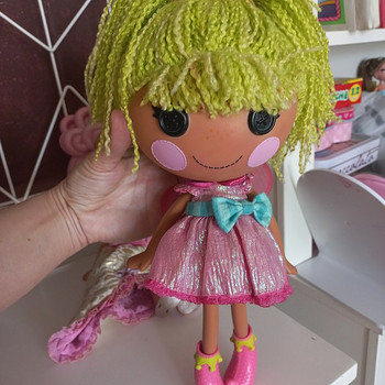 Lalaloopsy Pix E Flutters Doll Green Loopy Hair Fairy Wings