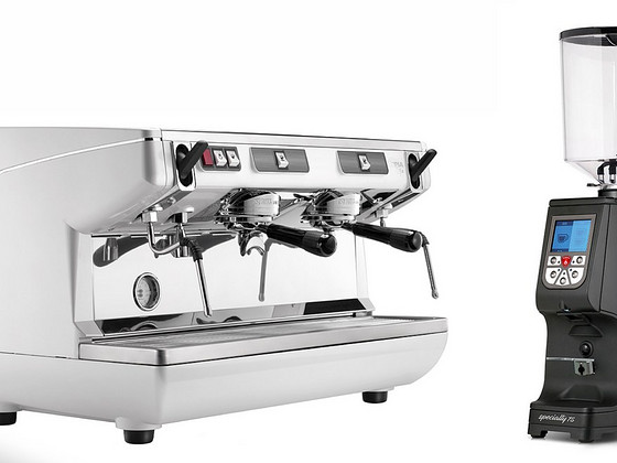 Nuova Simonelli Appia Life Compat 2+EUREKA ATOM SPECIALTY 75