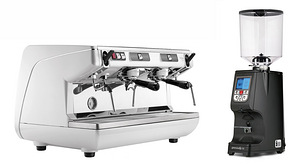 Nuova Simonelli Appia Life Compat 2+EUREKA ATOM SPECIALTY 75 (1 foto / 1)