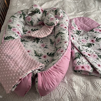 Детский комплект: гнездо, одеяло, конверт, подушка