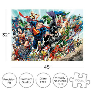DC Comics Kangelased Pusle 3000tk (3 foto / 3)