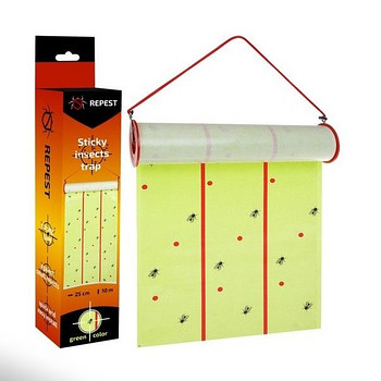 Mušpapīrs-līmlente 10m rulli Repest (P19052)