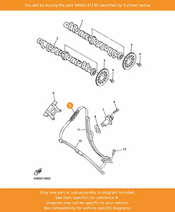 Yamaha mootorikett 94591-47130 (2 foto / 2)