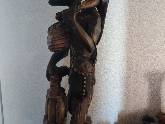 Puidust kujuke, 75 cm kõrgus