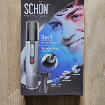 Trimmer SCHON Stainless Steel Rechargeable 3-in-1