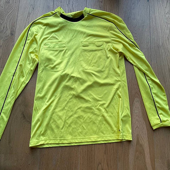 Футбольная судейская футболка Adidas с длинным рукавом Climacool