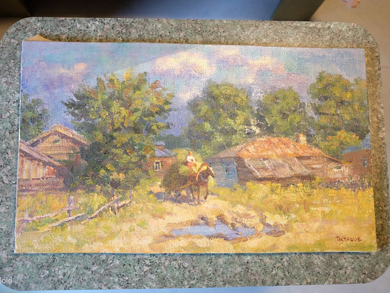 Õlimaal signeeritud / Картина холст, масло