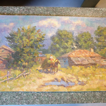 Õlimaal signeeritud / Картина холст, масло