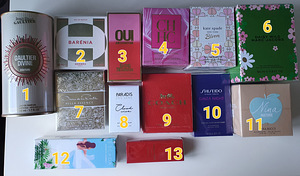 Naiste lõhnad Hermes/Shiseido/Marc Jacobs/Jean Paul Gaultier (1 foto / 10)