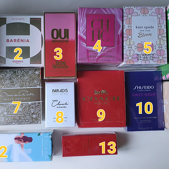 Naiste lõhnad Hermes/Shiseido/Marc Jacobs/Escada