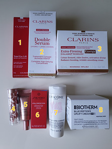 Näohooldus Clarins/Shiseido/Elizabeth Arden/Lancome/Biotherm (1 foto / 7)