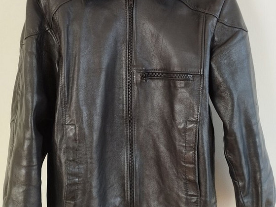 Nahast jakk bomber. S