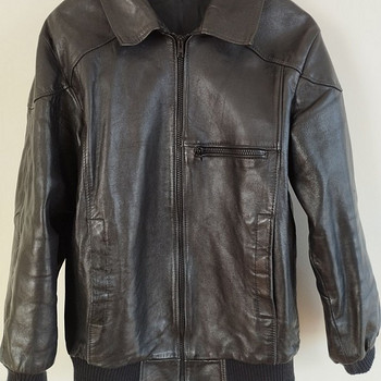 Nahast jakk bomber. S