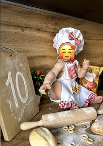 Laste põll ja müts tüdrukule (2 foto / 3)