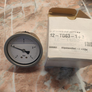 Vaakum-manomeeter 1/4" \ -1 - +3 bar glütseriiniga
