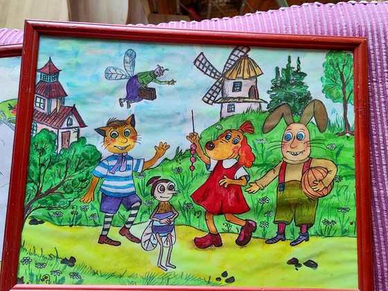 Lotte klaasitud maal 30x40