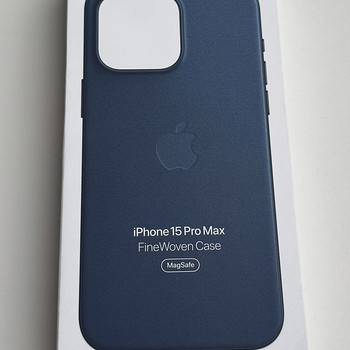 Apple iPhone 15 Pro Max FineWoven Case with MagSafe , Blue