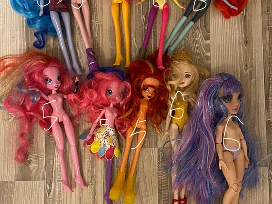 Куклы Equestria girls, rainbow high,Ever After High