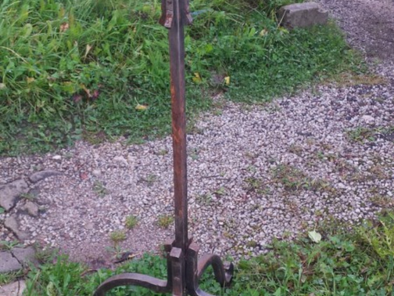 Металлический подсвечник, kõrgus 1 m