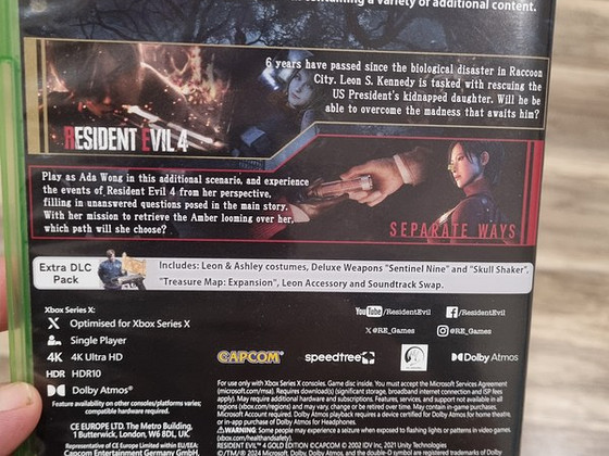 Resident evil 4 remake gold edition xbox