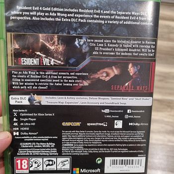 Resident evil 4 remake gold edition xbox