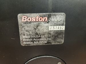 Boston Acoustics A100 HiFi kõlarid (4 foto / 4)