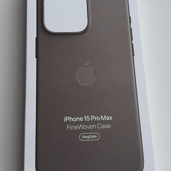 Apple iPhone 15 Pro Max FineWoven Case with MagSafe , Taupe