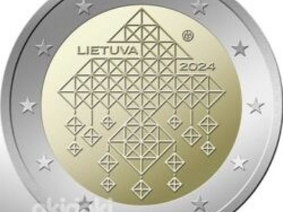 2 евро Литва 2024 UNC