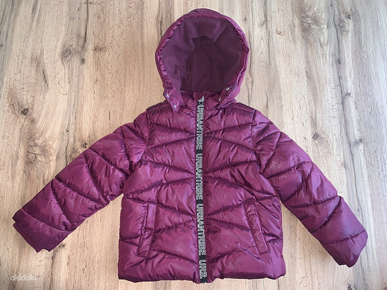 Soojustatud jope k/s chicco 116 (+müts)