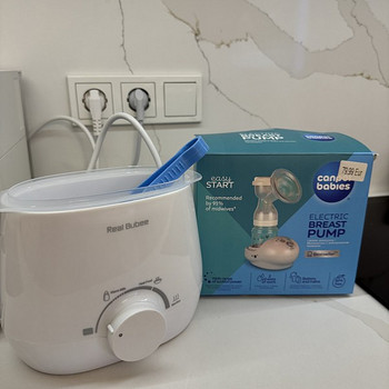 Canpol молокоотсос + стерилизатор + Philips Avent прокладки для груди
