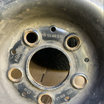 Железные диски R15 6_1-2_Jx15H2 ET49 + резина A1244001202