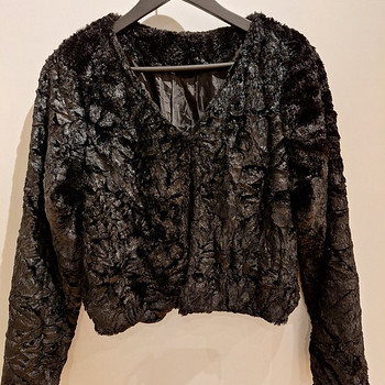 Kärbitud naiste jacket kvaliteetsest plüüsist, Holland, L