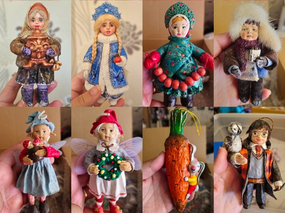 Новогодние игрушки ручной работы