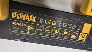 Naelapüss DeWalt DCN680 + aku 4,0ah + laadija (6 foto / 6)