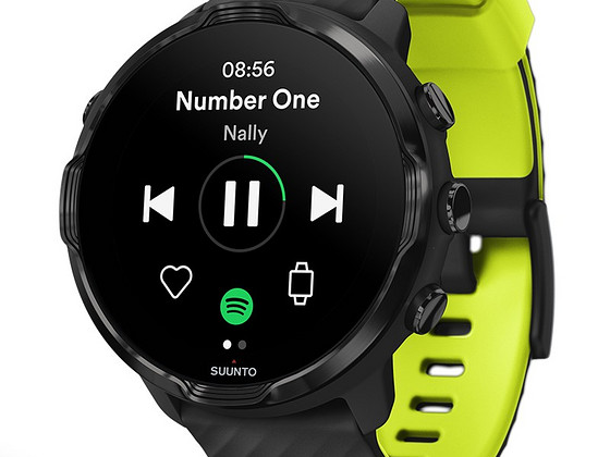 Suunto 7 black lime +зарядка