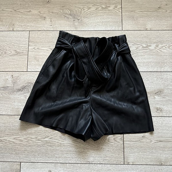 Шорты кож.зам. (Zara)