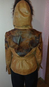 Nahast jope, suurus 42 (L) (4 foto / 5)