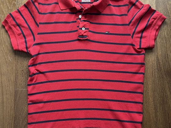 Tommy Hilfiger Denim Polosärk Meeste Suurus M Punane