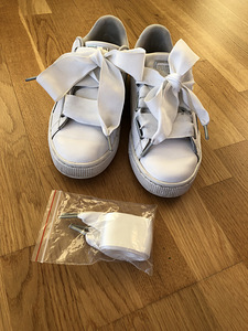 Valged nahast tossud Puma (7 foto / 8)