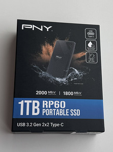 PNY Portable SSD 1TB RP60 USB 3.2 Gen 2x2 Type-C (1 foto / 4)