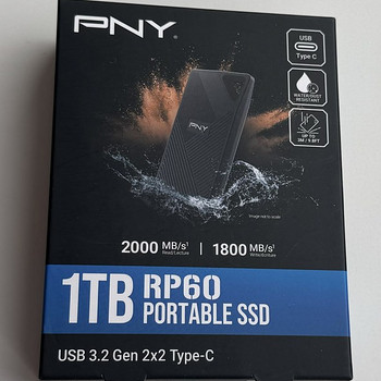 PNY Portable SSD 1TB RP60 USB 3.2 Gen 2x2 Type-C