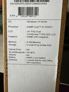Acer swift 3 (6 foto / 6)