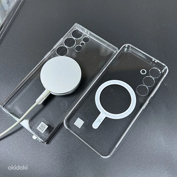 Магнитный прозрачный чехол для телефона для Samsung (S 24, S 24 Plus, S 24)