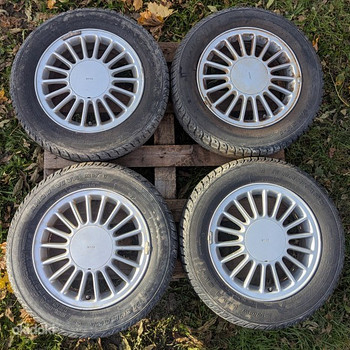 5x110 15" SAAB veljed+lamellid