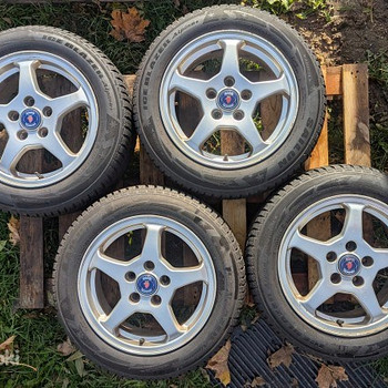 5x110 15" SAAB veljed+lamellid