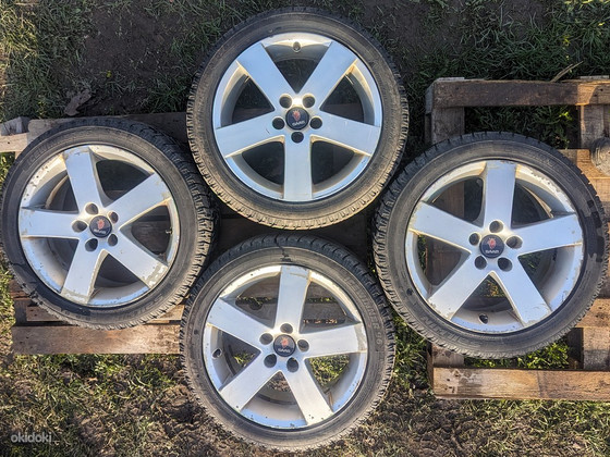 5x110 17" SAAB диски + шины
