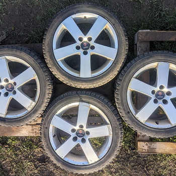 5x110 17" SAAB veljed+lamellid