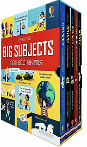 Usborne. Big subjects for beginners. 5 books collection. Box (3 foto / 4)