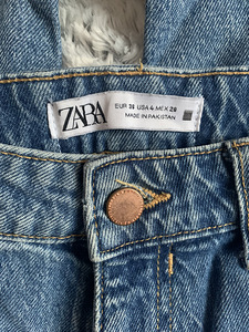 Zara черные и синие джинсы (4 фото из 4)