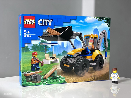 Lego City 60385 Construction Digger Tractor Лего Сити Город